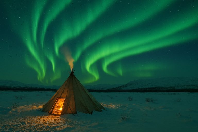 Ненецкий автономный округ край северного сияния