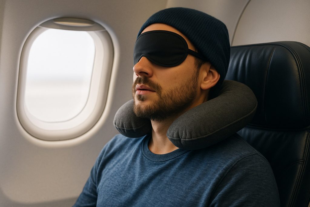 Лайфхаки для комфортного сна в самолёте или поезде