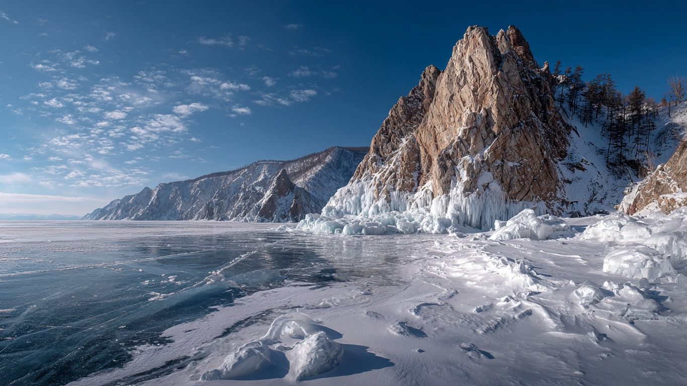 Байкал зимой