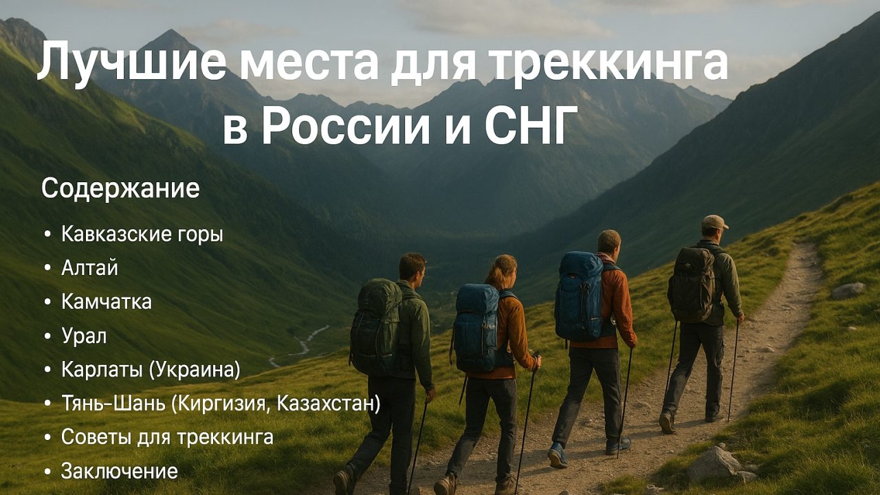 Лучшие места для треккинга в России и СНГ