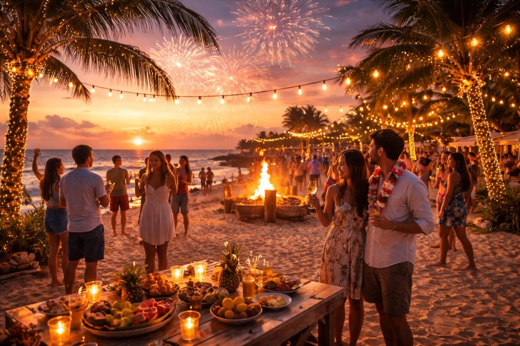 Страны, где Новый год празднуется летом