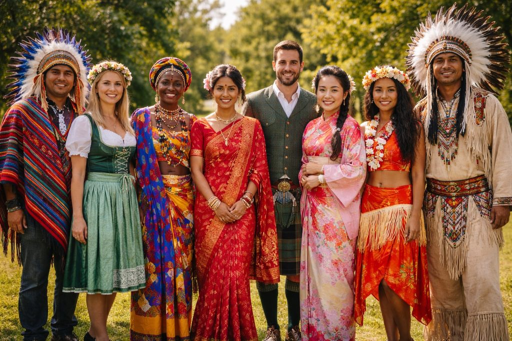 Традиционные костюмы народов мира