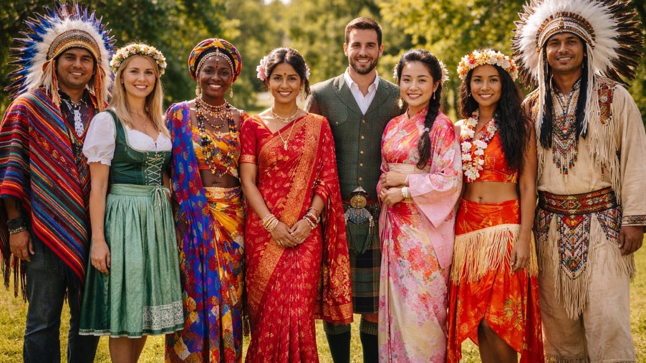 Традиционные костюмы народов мира